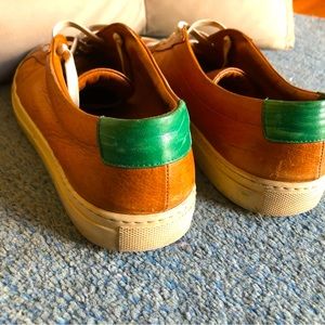 Gustin leather low tops